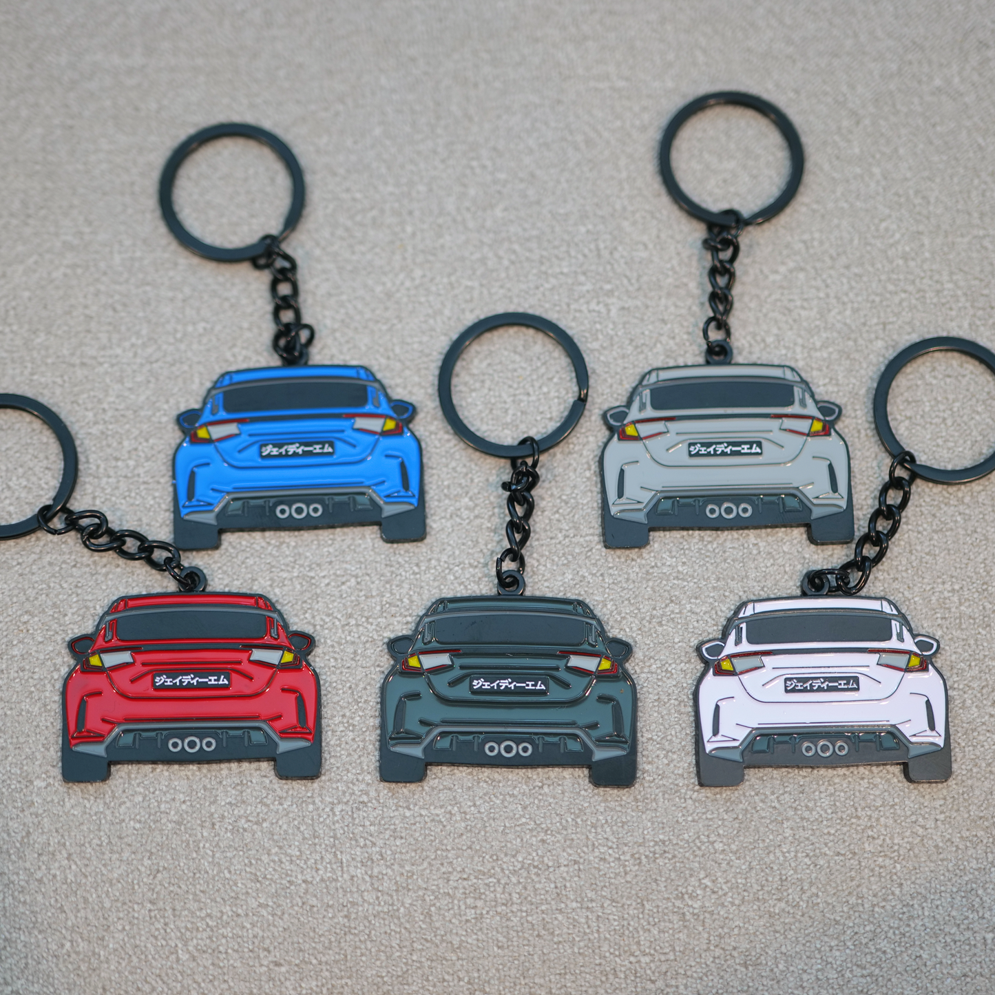 Civic Molded Keychain for Type R Owners | Perfect Gift for Honda Civic Enthusiasts