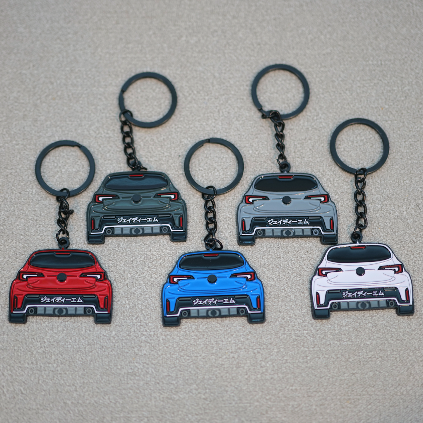 Corolla GR Molded Keychain for Corolla GR Owners | Perfect Gift for Toyota Corolla Enthusiasts