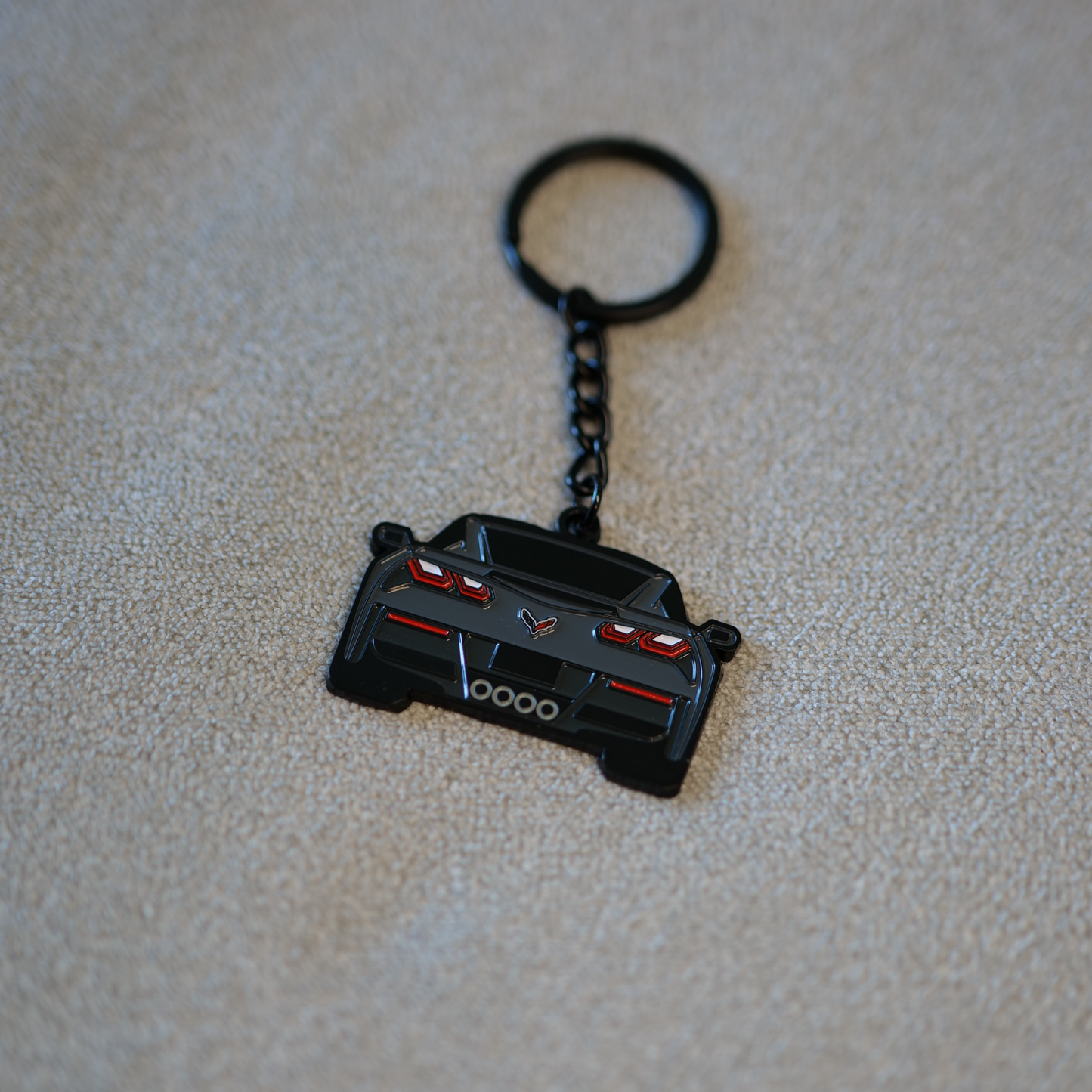 C7 Corvette Molded Keychain for Corvette Owners | Perfect Gift for Corvette Enthusiasts