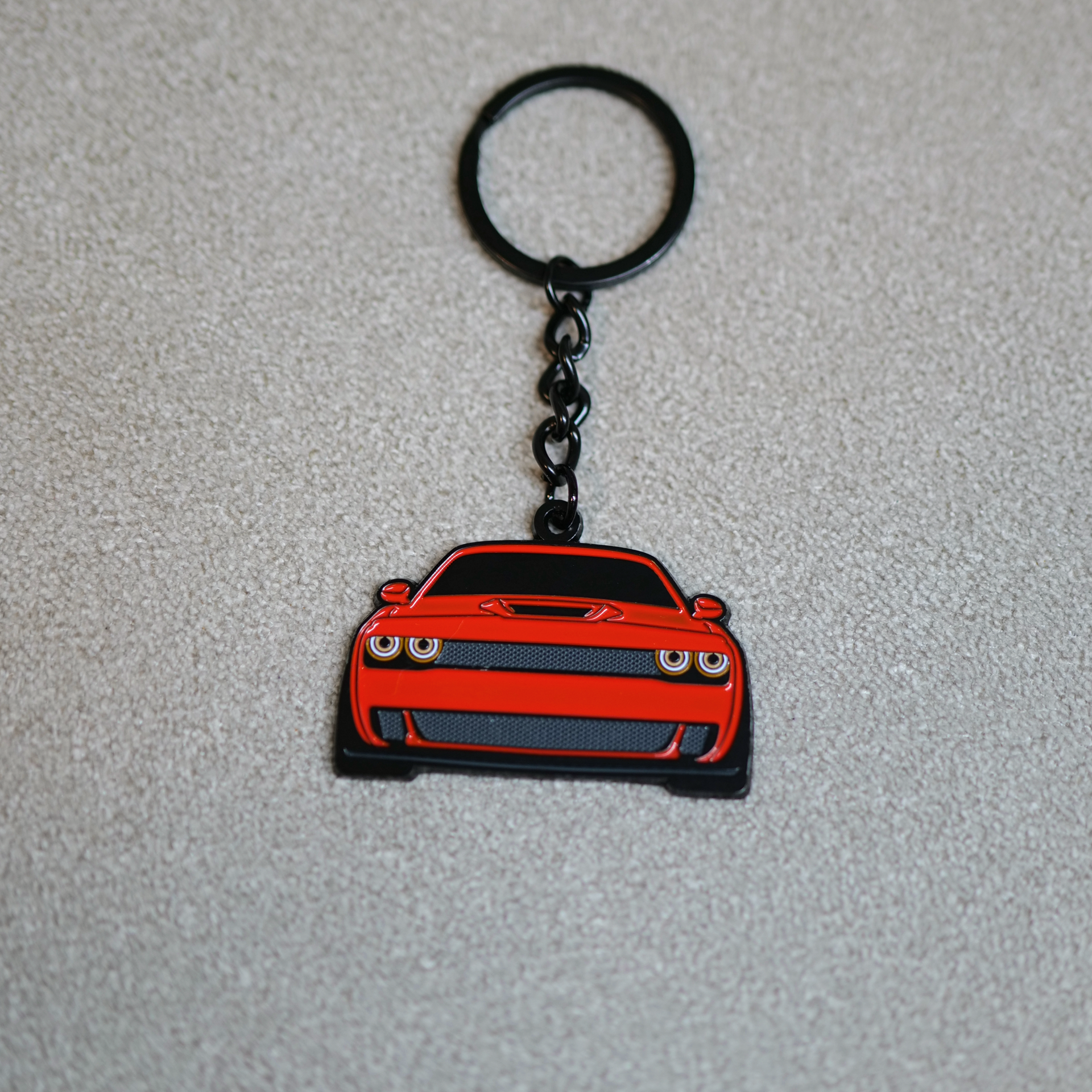 CHALLENGER ロゴマット&FLOAT KEY RINGセット Dodge Challenger Molded Keychain for Challenger Owners | Perfect