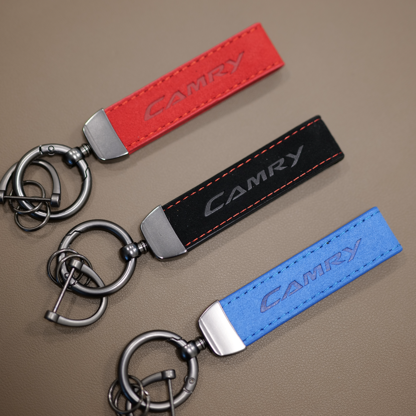 Camry Sueded Keychain for Toyota Camry Owners