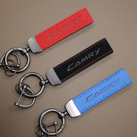 Camry Sueded Keychain for Toyota Camry Owners