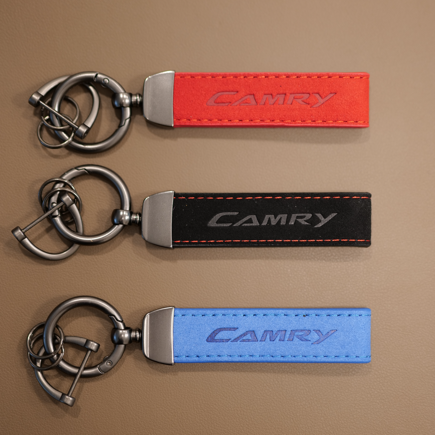 Camry Sueded Keychain for Toyota Camry Owners