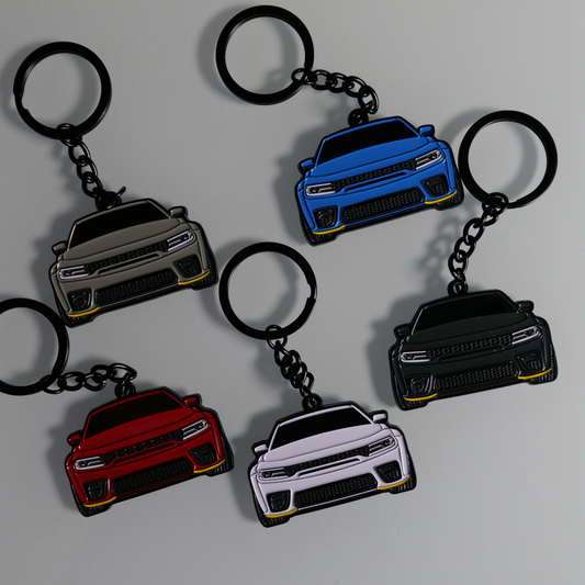 Dodge Charger Molded Keychain for Charger Owners | Perfect Gift for Dodge Enthusiasts