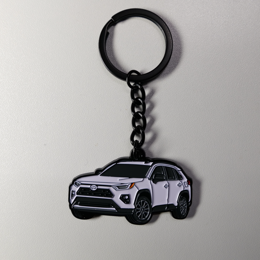 Rav4 (2019-25) Metal Keychain | Car Keychains Gifts for Him & Her