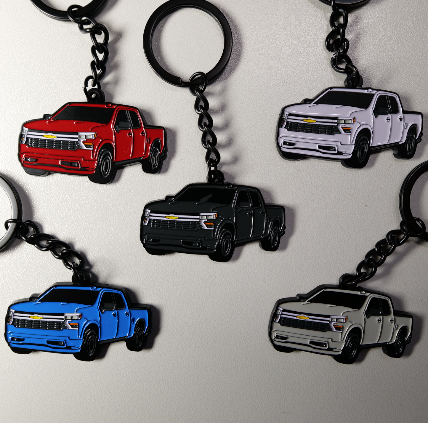 Silverado Metal Keychain | Car Keychains Gifts for Him & Her