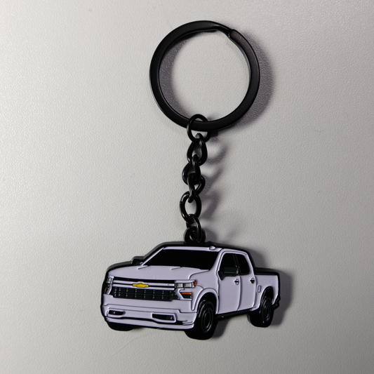 Silverado Metal Keychain | Car Keychains Gifts for Him & Her