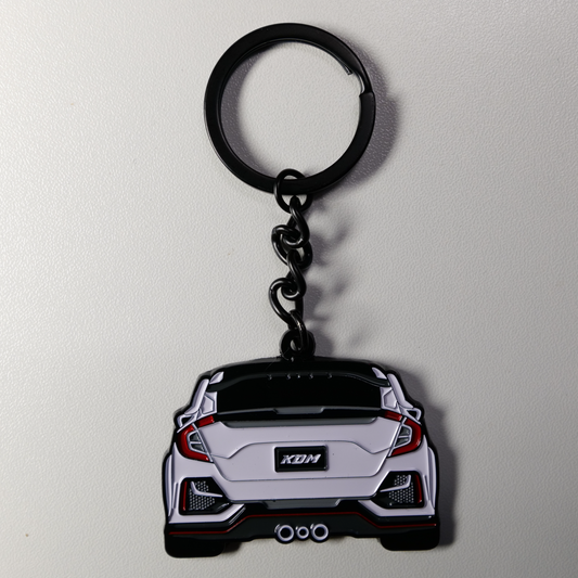 Civic Type R FK8 (2016-2023) Metal Keychain | Car Keychains Gifts for Him & Her