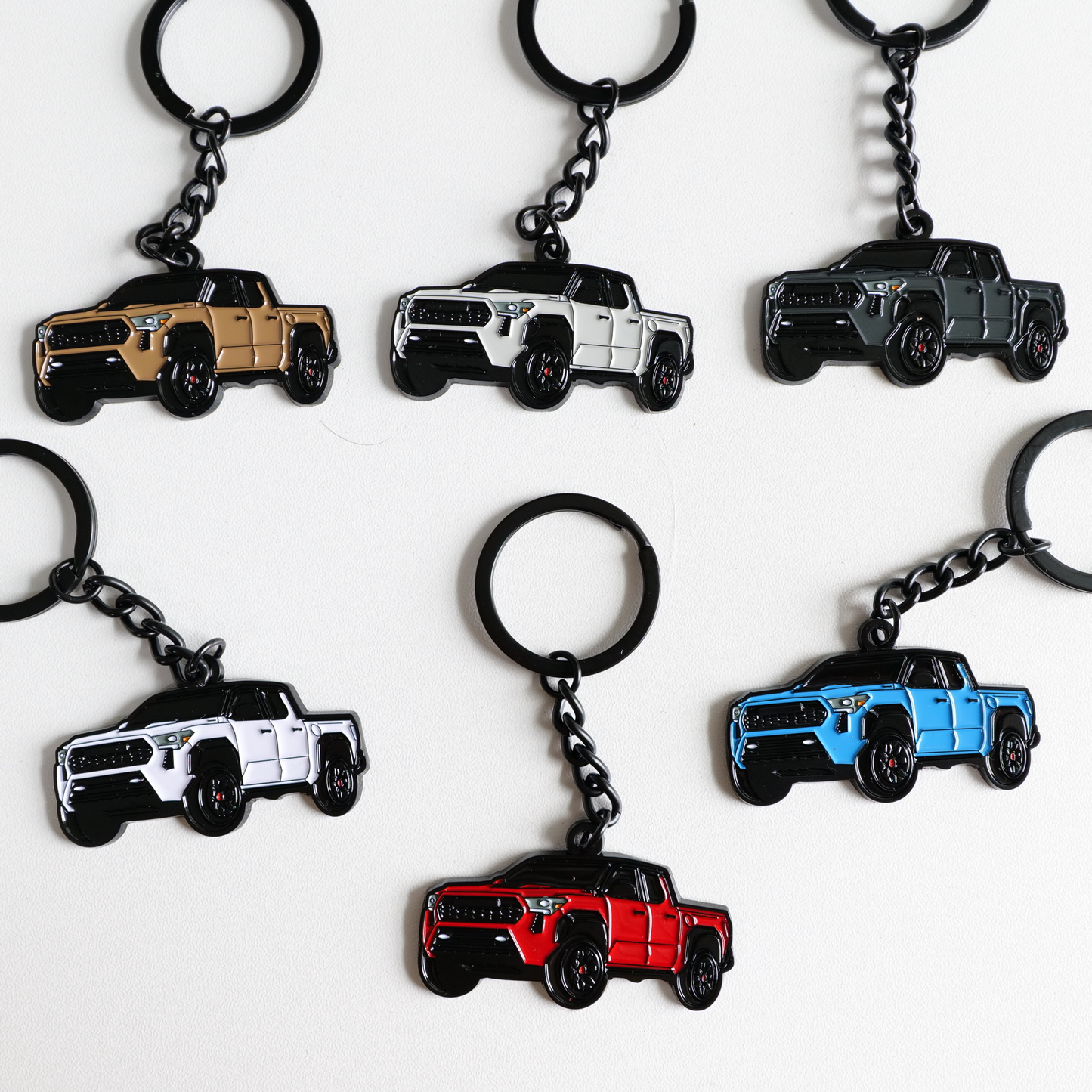 2025+ Toyota Tacoma Metal Keychain | Premium Molded Key Fob Accessory