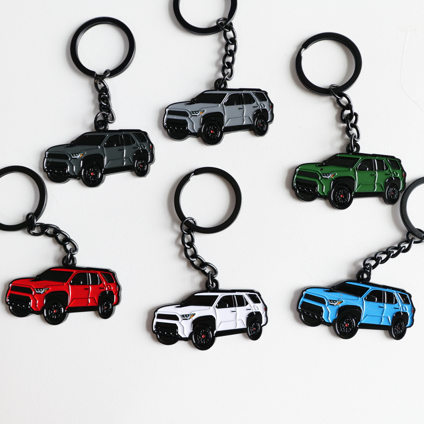 2025+ Toyota 4Runner Metal Keychain | 6th Gen TRD Pro Off Road Accessory