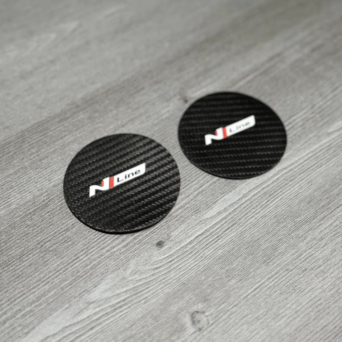 Cup Holder Coasters for N-Line & N Hyundai Vehicles (Pair)