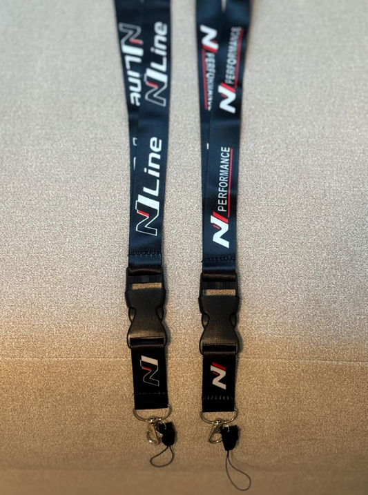 Hyundai N-Line/ N Keychain Lanyards