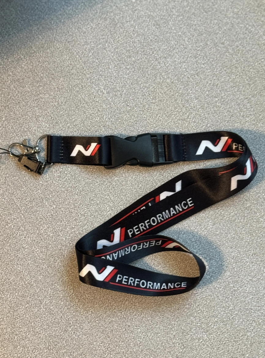 Hyundai N-Line/ N Keychain Lanyards