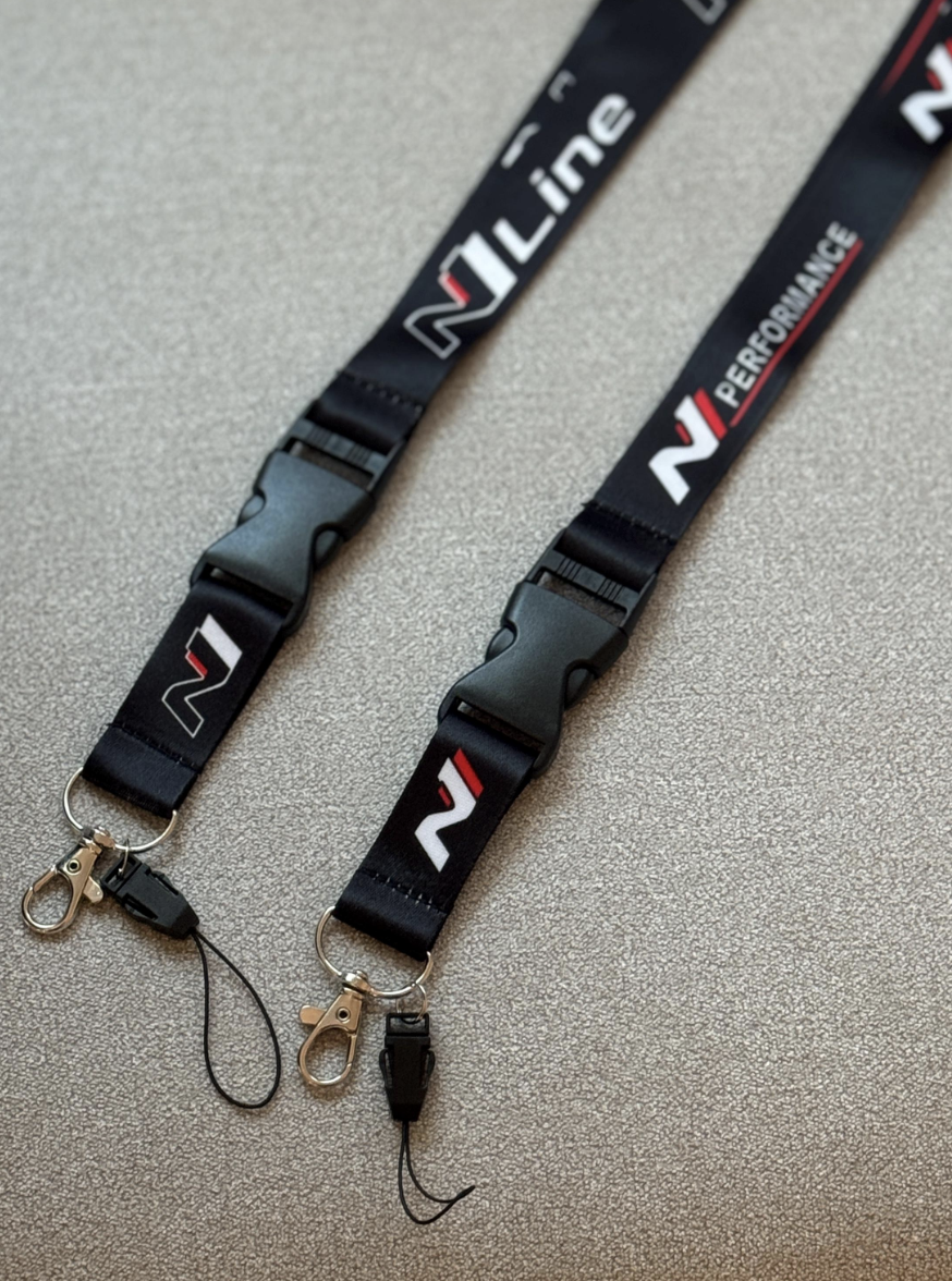 Hyundai N-Line/ N Keychain Lanyards