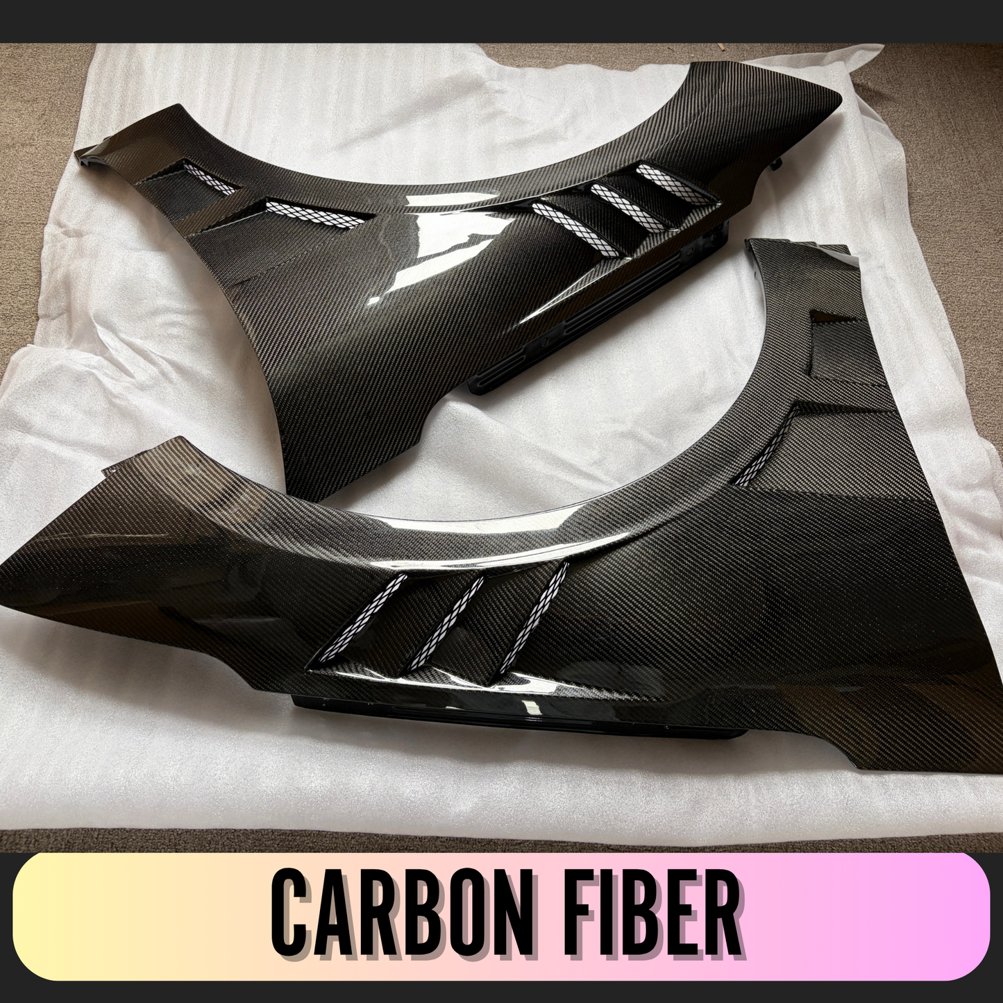 Kia K5 (2021-2026) Vented Fenders | Carbon Fiber / Unpainted / Forged (Pair)