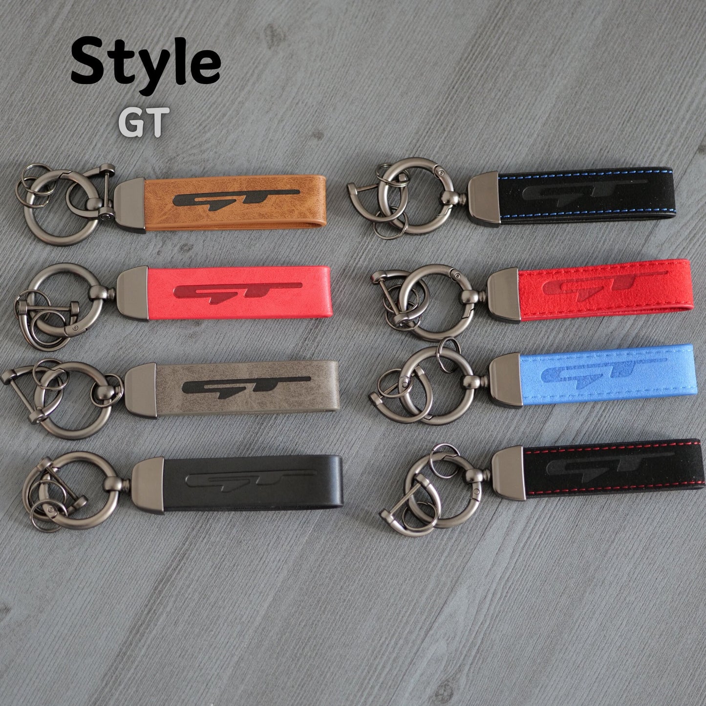 Performance Style Sueded Leather Keychain – Fits Kia GT & Sport Trims