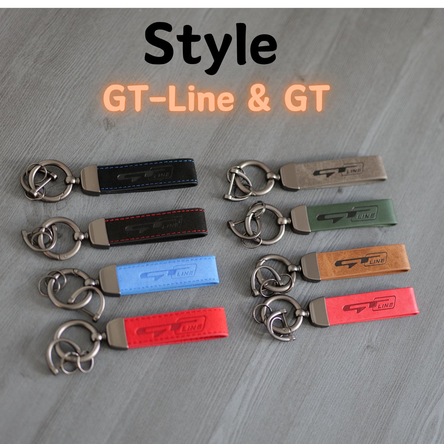 Performance Style Sueded Leather Keychain – Fits Kia GT & Sport Trims
