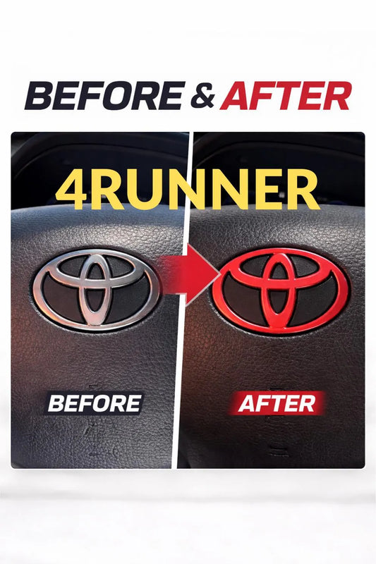 4Runner 2025+ Steering Overlay Stickers – Custom Colors
