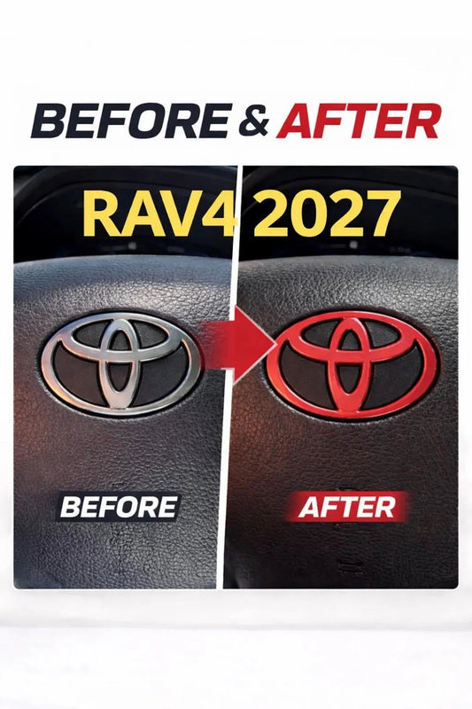 Rav4 2026+ Steering Overlay Stickers – Custom Colors