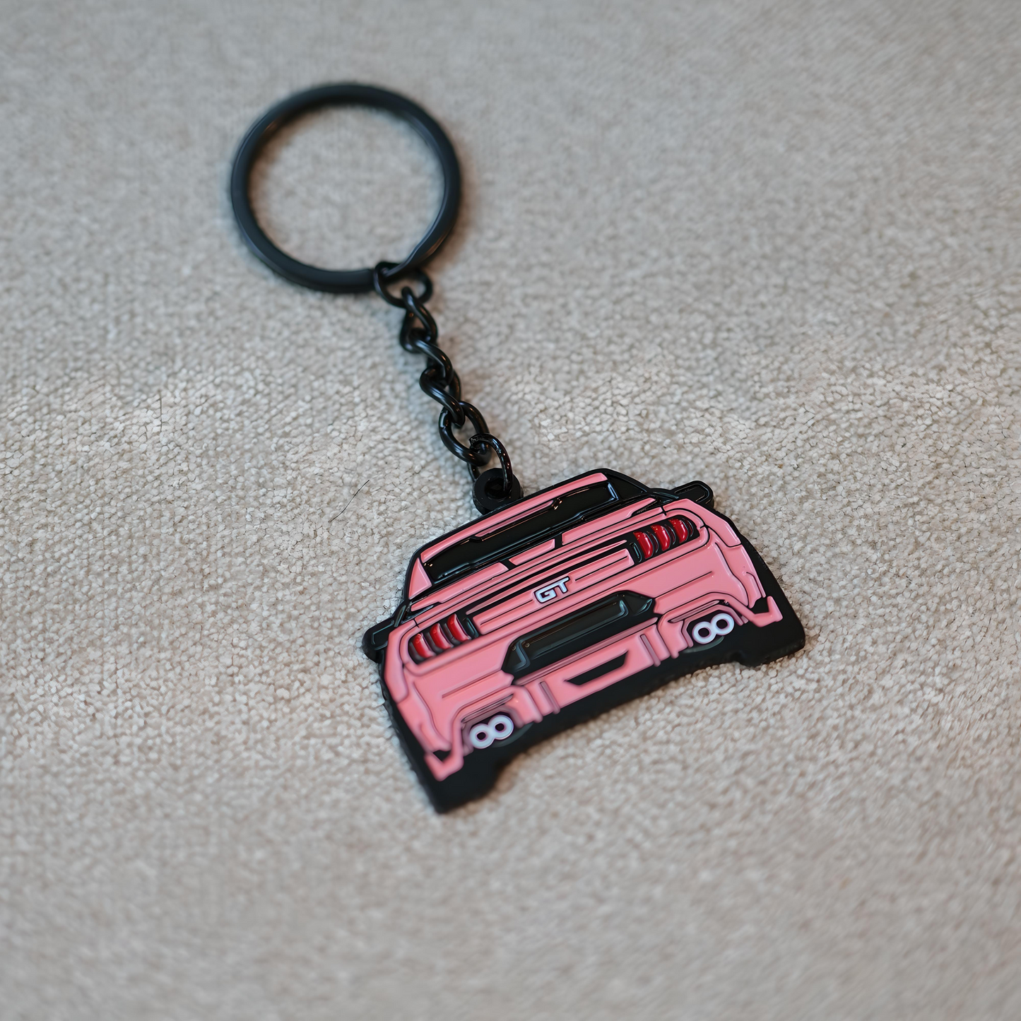 Exclusive Pink Molded Keychains | Supra / K5 / Stinger / Forte / Elantra / BMW / Mustang / Camaro / Tesla | Breast Cancer Awareness