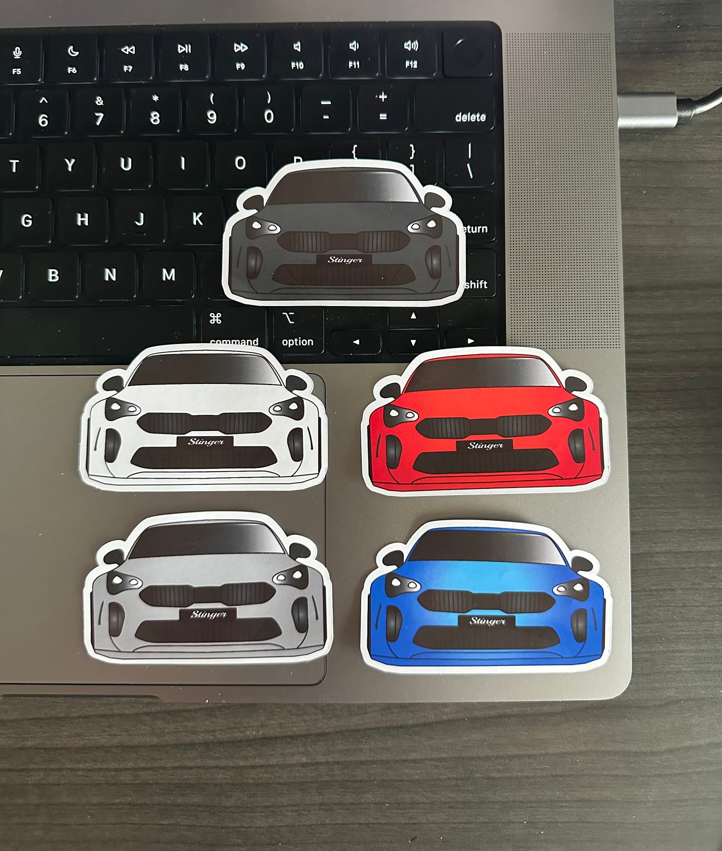 Stinger Front Stickers (Pack of 4)