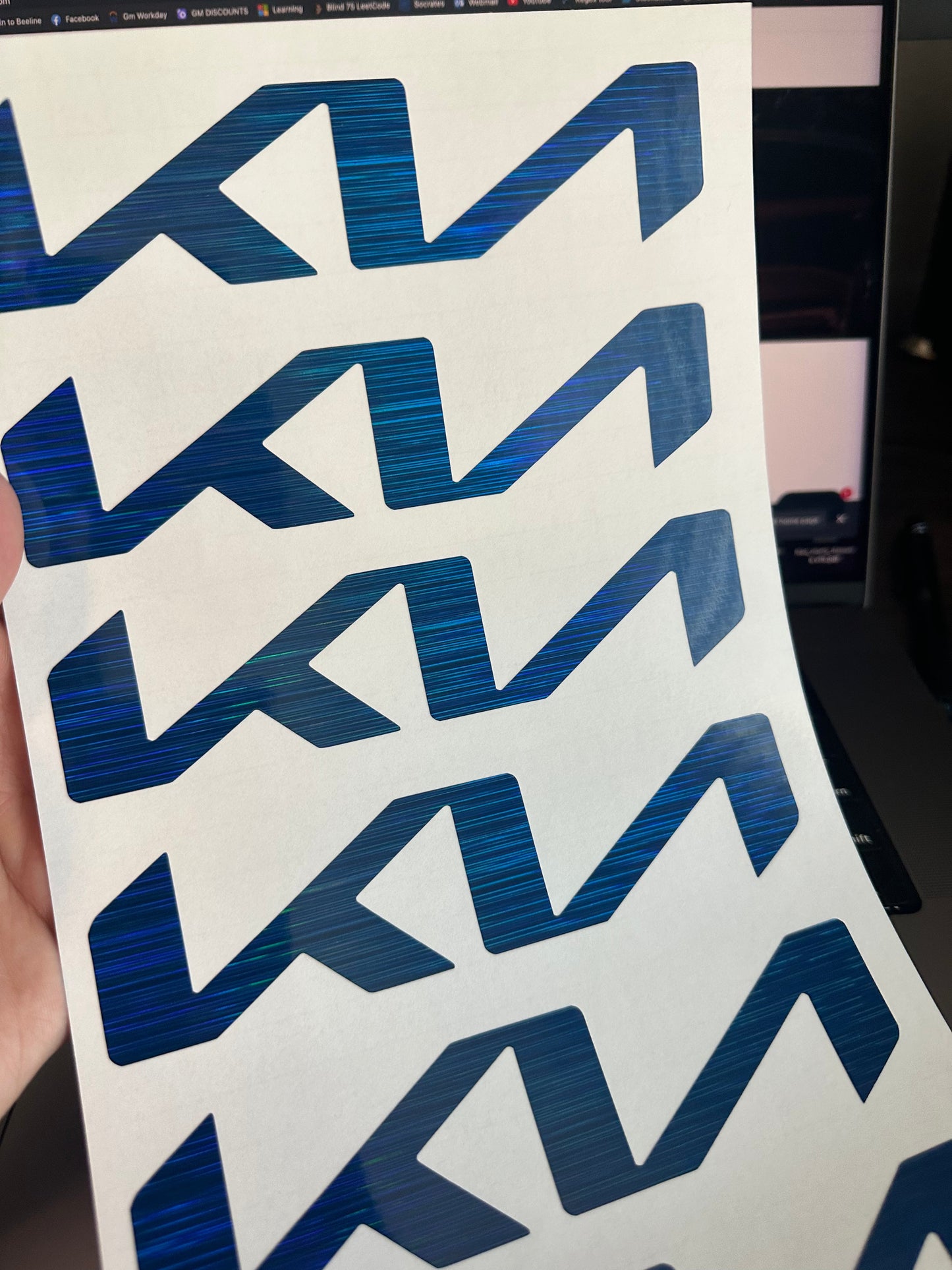 Kia Emblem Overlays Front & Back for EV6 (2022-2023)